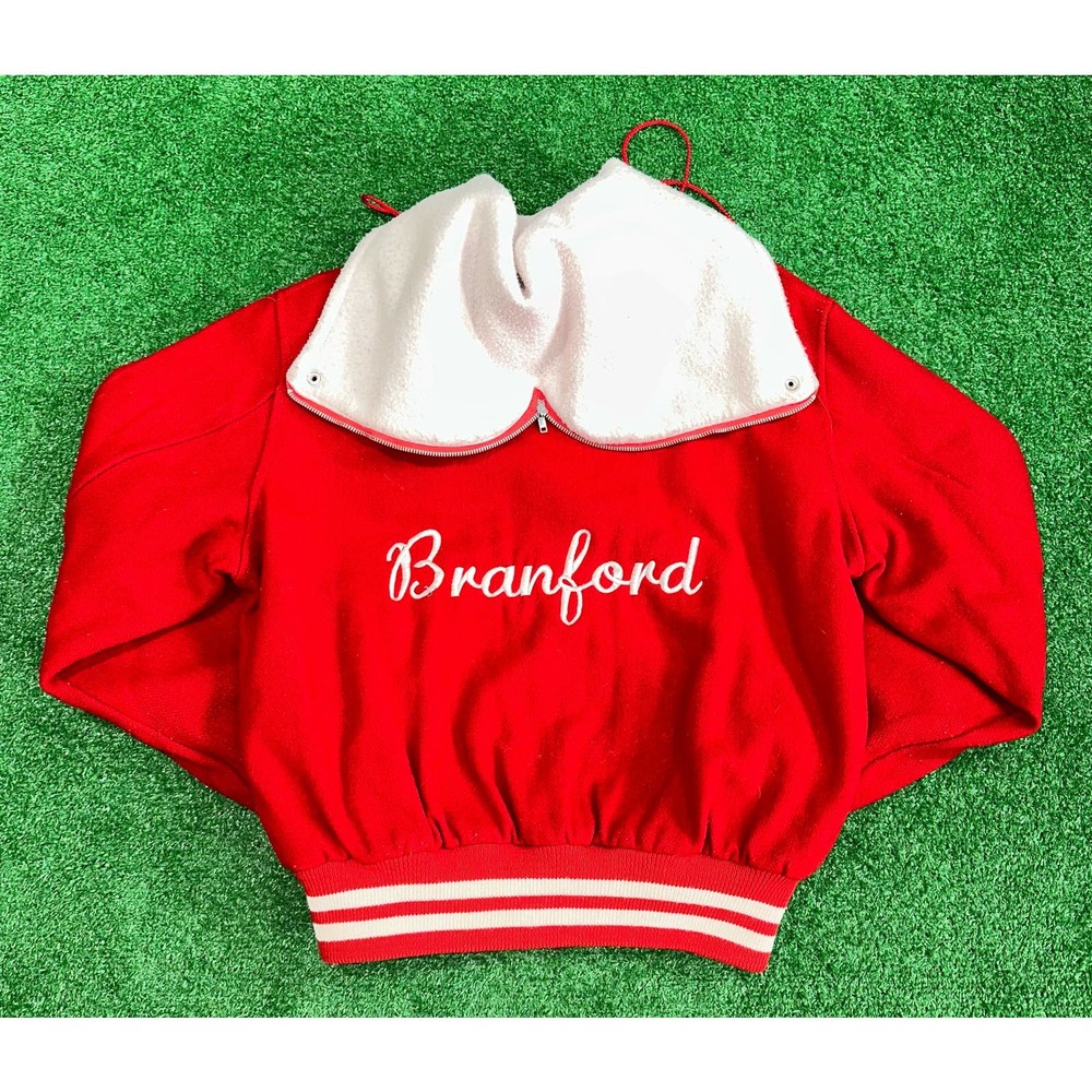 70s Womens Vintage Brandford Band Varsity Jacket Size Large